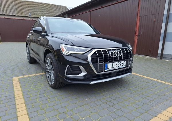 Audi Q3 cena 129900 przebieg: 104000, rok produkcji 2020 z Wyśmierzyce małe 326